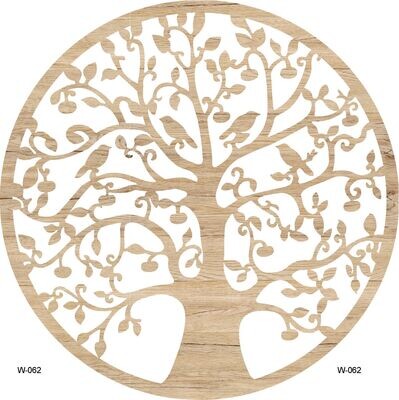 Baum des Lebens in 39|49 cm in 8 Holz Optiken