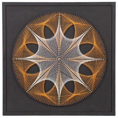 String-Art, Fadenbild, fertiges handgemachtes Kunsthandwerk. Geschenkidee Wandbild für jeden Anlass