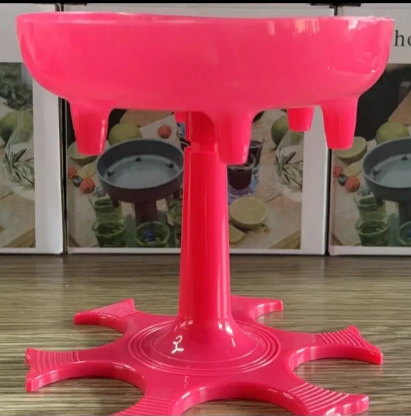 PRE Sale -Acrylic 6 shot glass Decanter