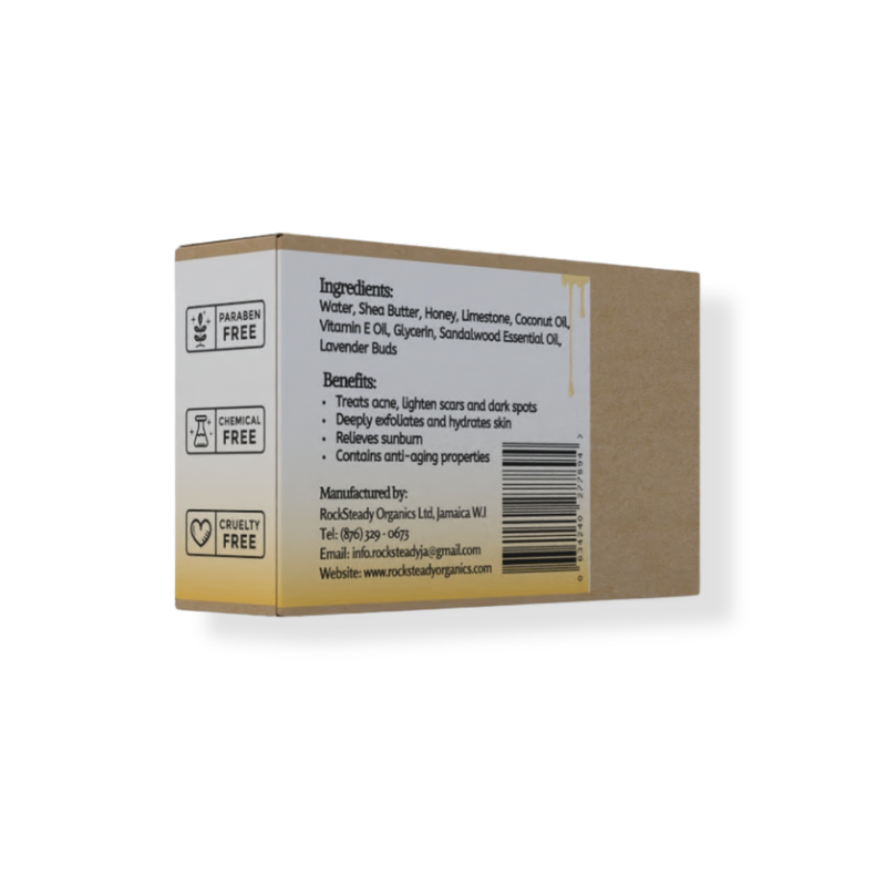 RockSteady Honey Limestone Soap Bar
