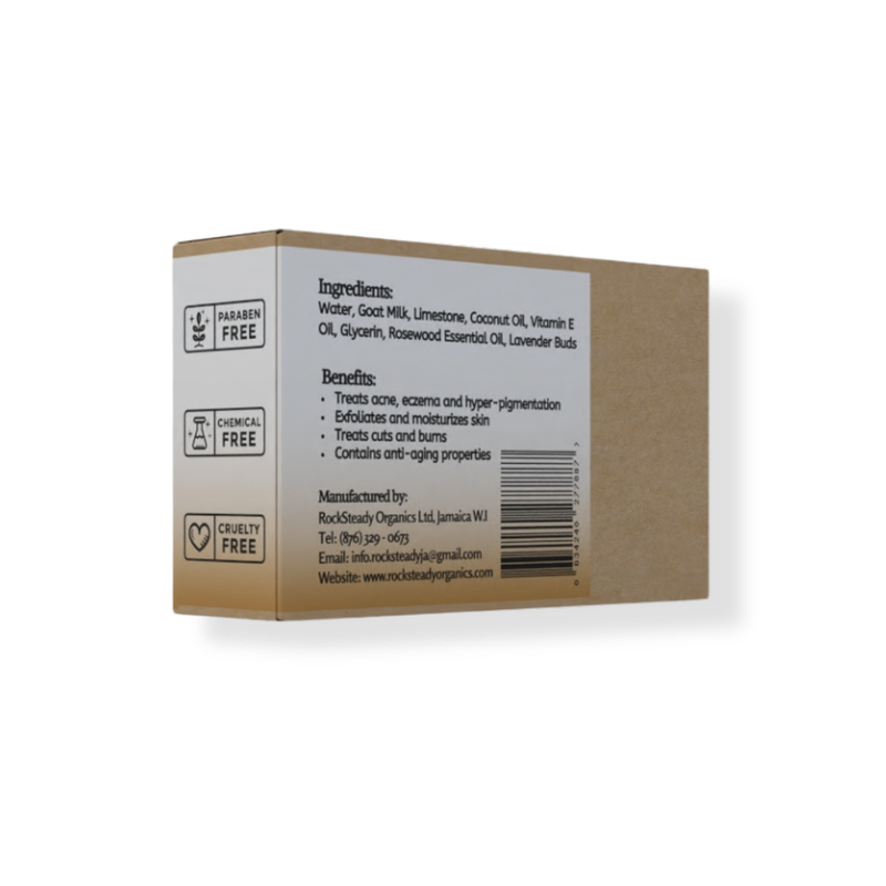 RockSteady Goat Milk Limestone Soap Bar