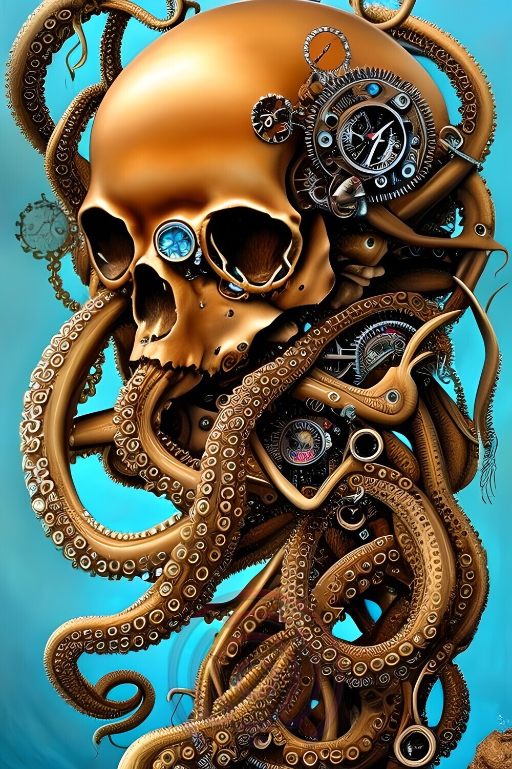 Steampunk Totenkopf