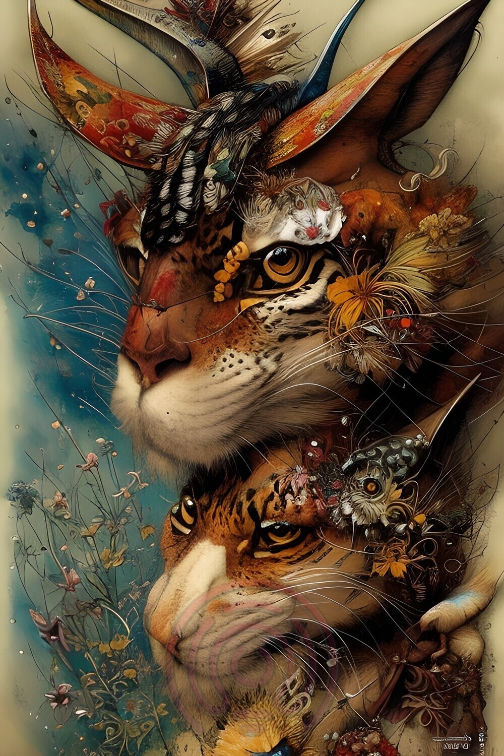 Wolpertinger Hasentiger