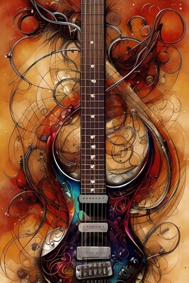 E.Gitarre Abstrakt