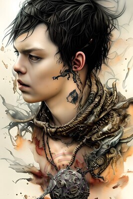Steampunk Tattoo Boy