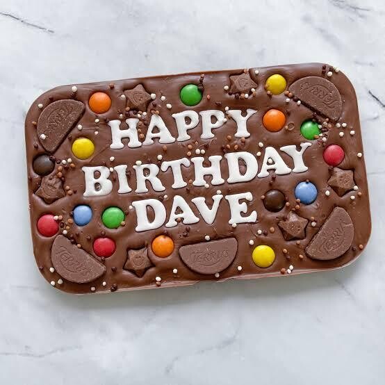 Personalized Chocolate Slab