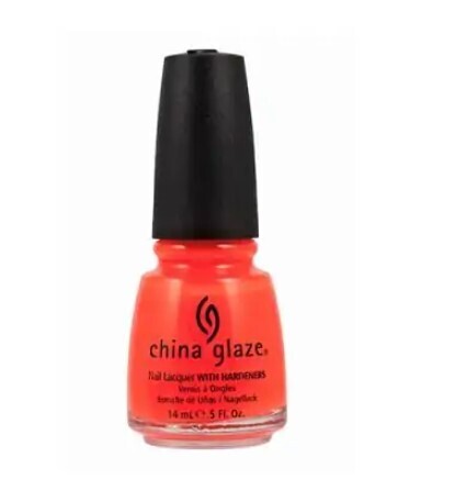 China Glaze &#39;Orange Knockout&#39; Nail Polish 14ml