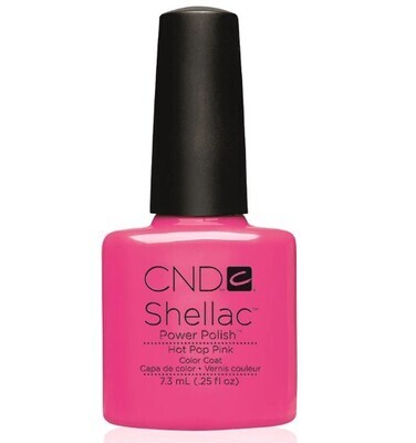CND Shellac &#39;Hot Pop Pink&#39; Gel Polish 7.3ml