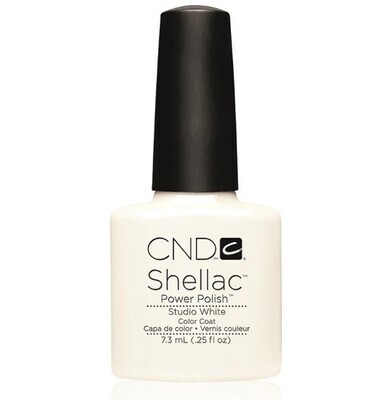 CND Shellac &#39;Studio White&#39; Gel Polish 7.3ml