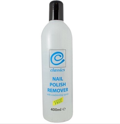 Classics Nail Polish Remover Acetone Free 400ml