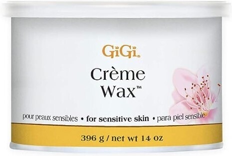 GiGi Zinc Oxide Ultra Sensitive Hair Removal Wax – 13 Oz Creme Wax For Face, Bikini, Legs