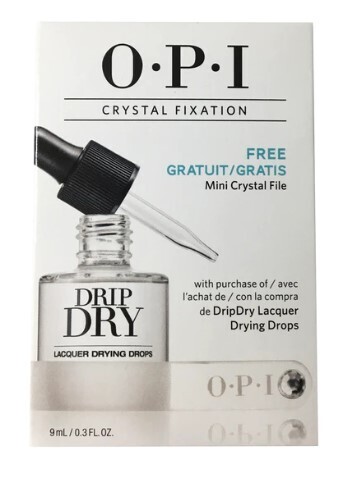 OPI Crystal Fixation Drip Drying Drops &amp; Mini Crystal File 9ml