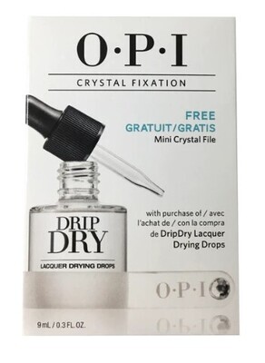 OPI Crystal Fixation Drip Drying Drops &amp; Mini Crystal File 9ml