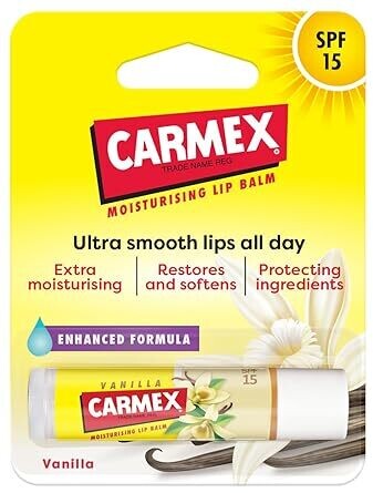 Carmex Moisturising Lip Balm Stick - Vanilla
