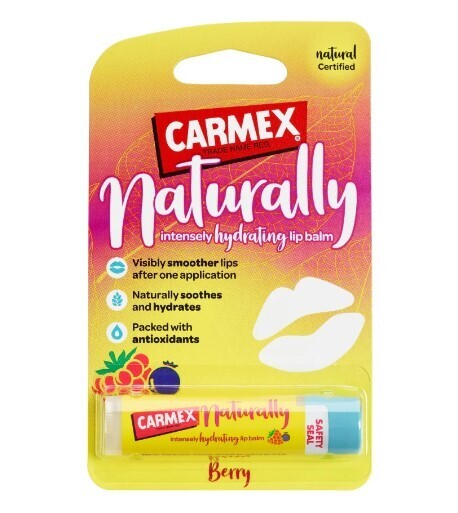 Carmex Naturally Moisturising Lip Balm Stick - Berry