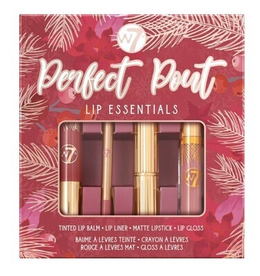 W7 Perfect Pout Lip Essentials Gift Set