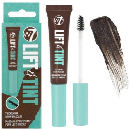 W7 - Lift &amp; Tint Thickening Brow Mascara -  Dark Brown 7ml