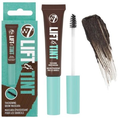 W7 - Lift &amp; Tint Thickening Brow Mascara -  Dark Brown 7ml