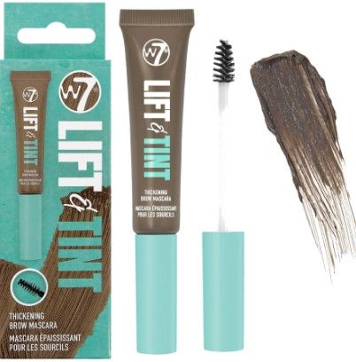W7 - Lift &amp; Tint Thickening Brow Mascara -  Ash Brown 7ml