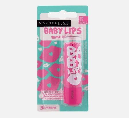 Maybelline Baby Lips Moisturising Lip Balm - Peppermint Pink