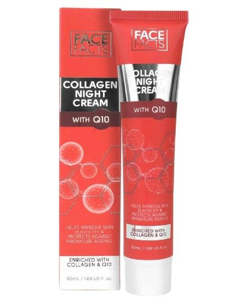 Face Facts Collagen Night Cream With Q10 - 50ml