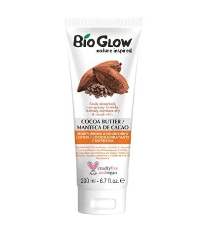 Bio Glow Cocoa Butter Body Lotion - Moisturising and Nourishing - 200ml