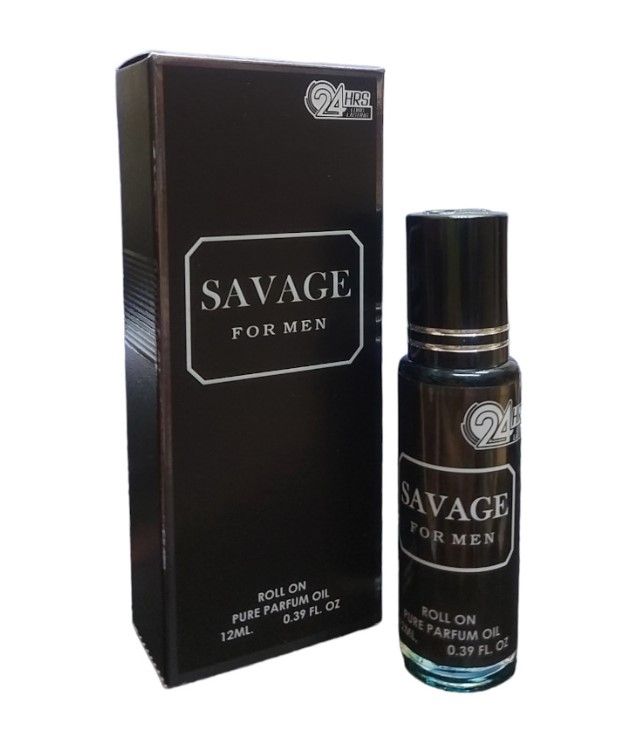 Savage For Men by Fragrance Couture - Roll on Pure Parfum Oil 12ml