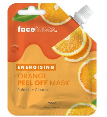 Face Facts - Energising Orange Peel Off Mask - Refresh + Cleanse