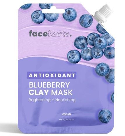 Face Facts - Antioxidant Blueberry Clay Mask - Brightening + Nourishing