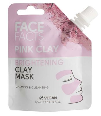 Face Facts - Brightening Pink Clay Mask - Calming + Cleansing