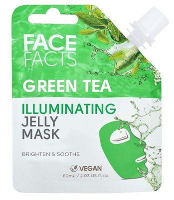 Face Facts - Green Tea Illuminating Jelly Mask - Brighten + Soothe (60ml)