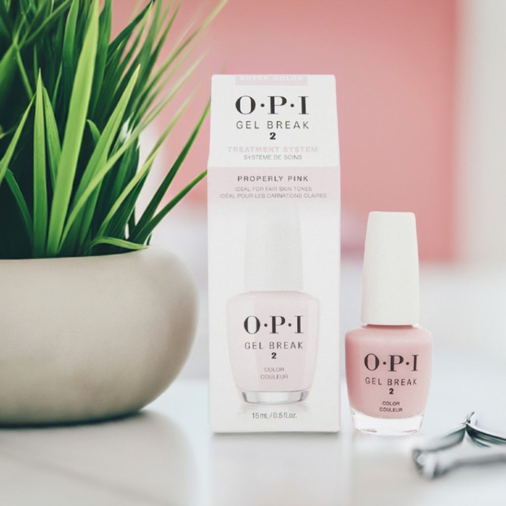 O.P.i Gel Break 2 Treatment System - Properly Pink 15ml