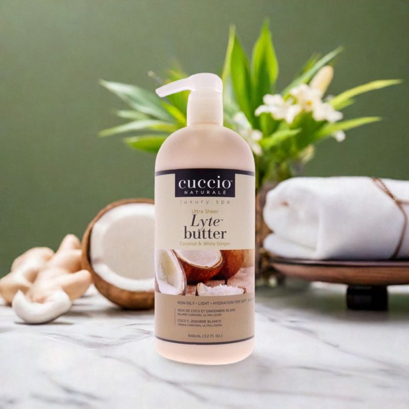 Cuccio - Coconut &amp; White Ginger Lyte Body Butter 946ml