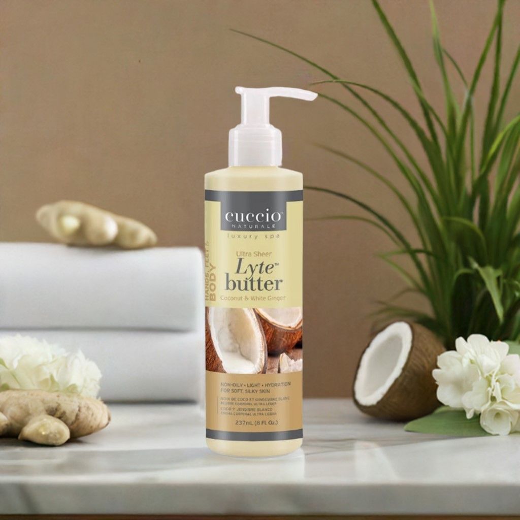 Cuccio - Coconut &amp; White Ginger Lyte Body Butter 237ml