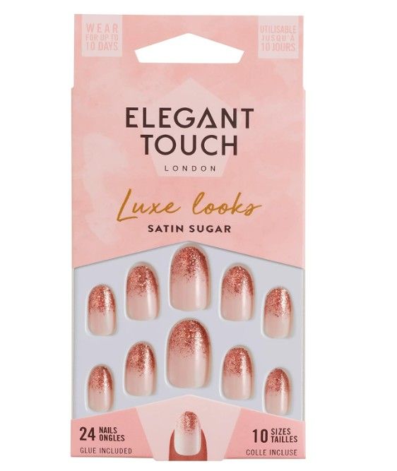 Elegant Touch Luxe Looks False Nails - Satin Sugar