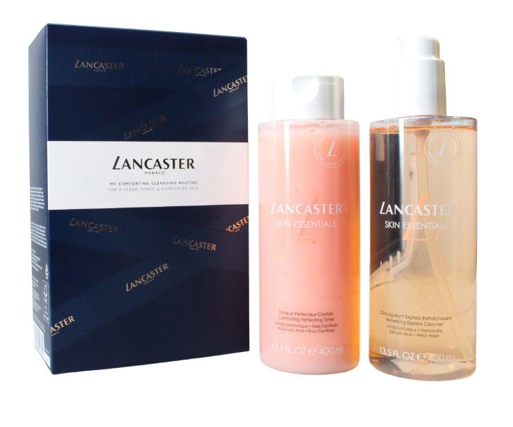 Lancaster Skin Essentials Toner &amp; Cleanser 2 Piece Gift Set