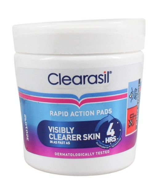 Clearasil Rapid Action Pads (65 pads) - Visibly Clearer Skin
