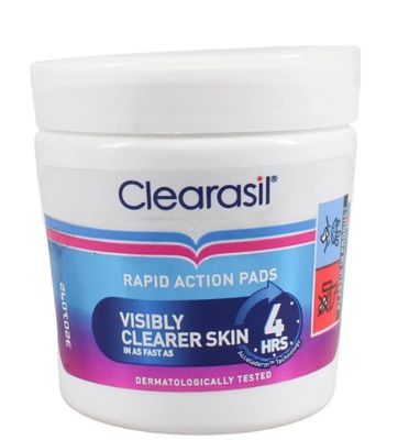 Clearasil Rapid Action Pads (65 pads) - Visibly Clearer Skin