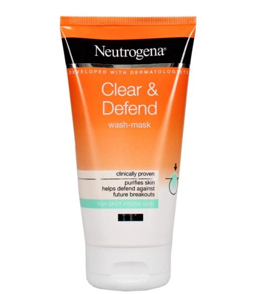 Neutrogena Clear &amp; Defend 2in 1 Wash-Mask (150ml)