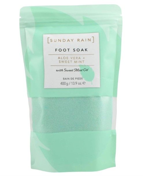 Sunday Rain Aloe Vera &amp; Sweet Mint Foot Soak 400g
