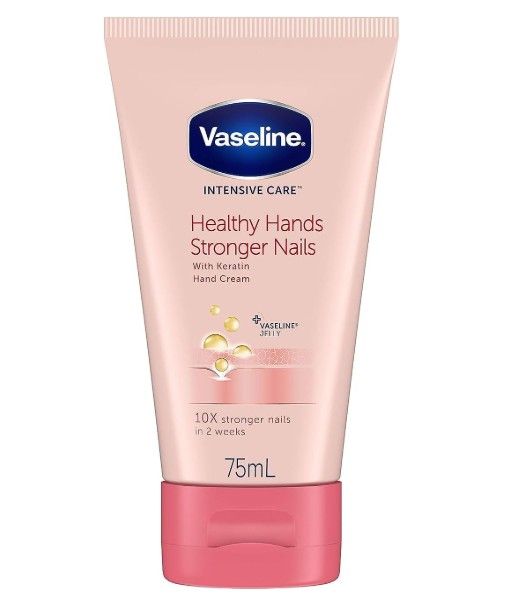 Vaseline Intensive Care Healthy Hands Stronger Nails Hand Cream (75ml)