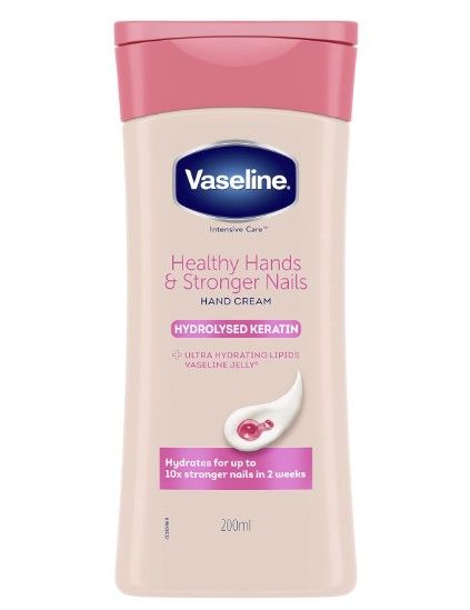 Vaseline Intensive Care Healthy Hands Stronger Nails Hand Cream (200ml)