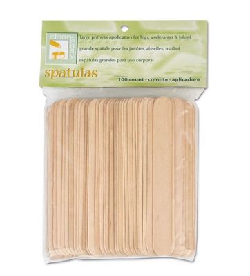 Clean + Easy Large Wooden Waxing Spatulas (x100)