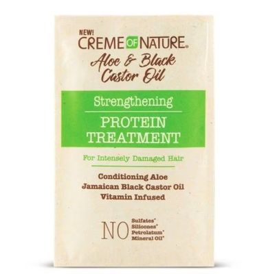 Creme of Nature Aloe &amp; Black Castor Oil Strengthening Protein Hair Treatment - 45ml