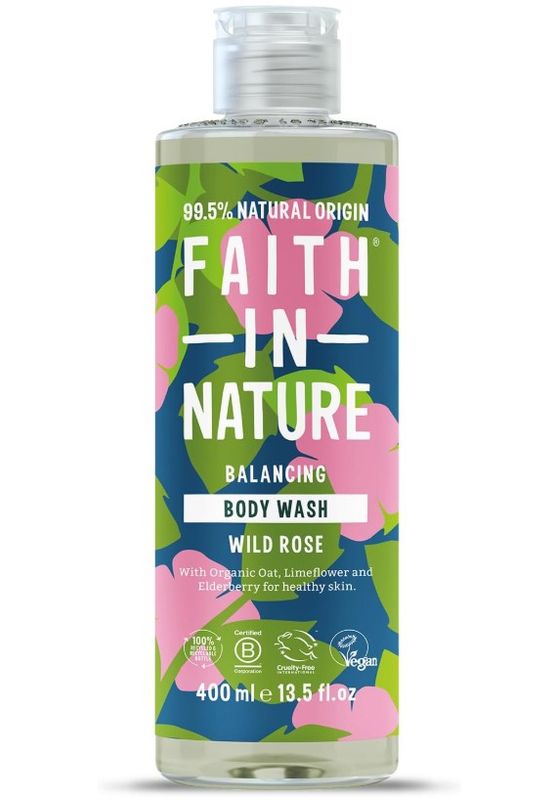Faith in Nature - Wild Rose Body Wash 400ml