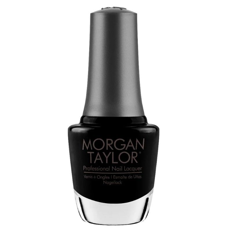 Morgan Taylor Black Shadow Nail Polish - 15ml