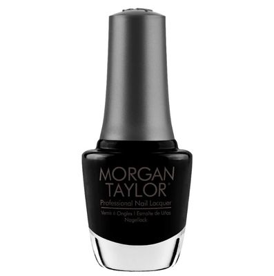 Morgan Taylor Black Shadow Nail Polish - 15ml