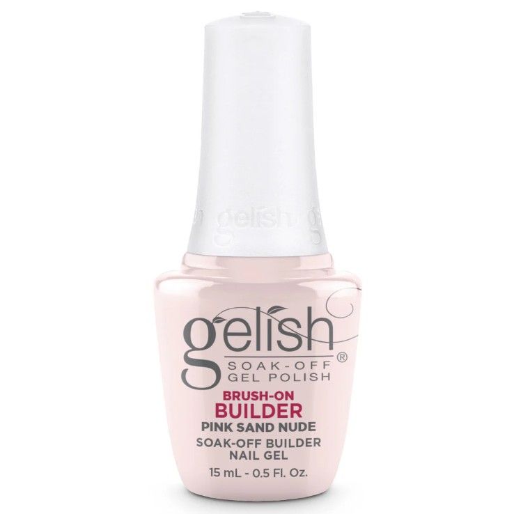 Gelish Brush-on Builder Gel - Pink Sand Nude (15ml)