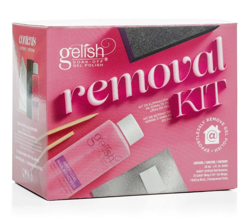 Gelish Soak Off Gel Polish Removal Kit - 4 Piece Kit