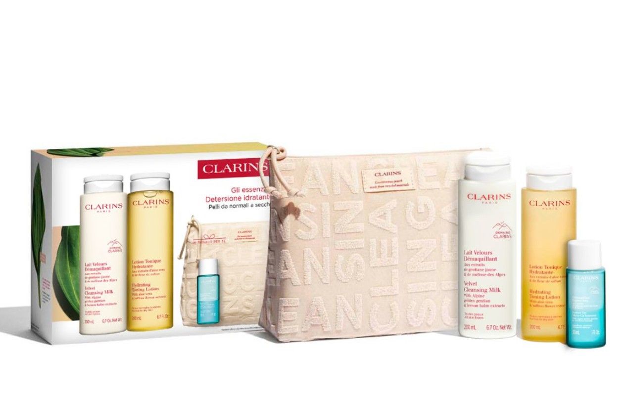 Clarins Essentials 4 Piece Cleansing Kit